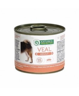 LOODUSKAITSE Täiskasvanud vasikaliha - märg koeratoit - 200 g