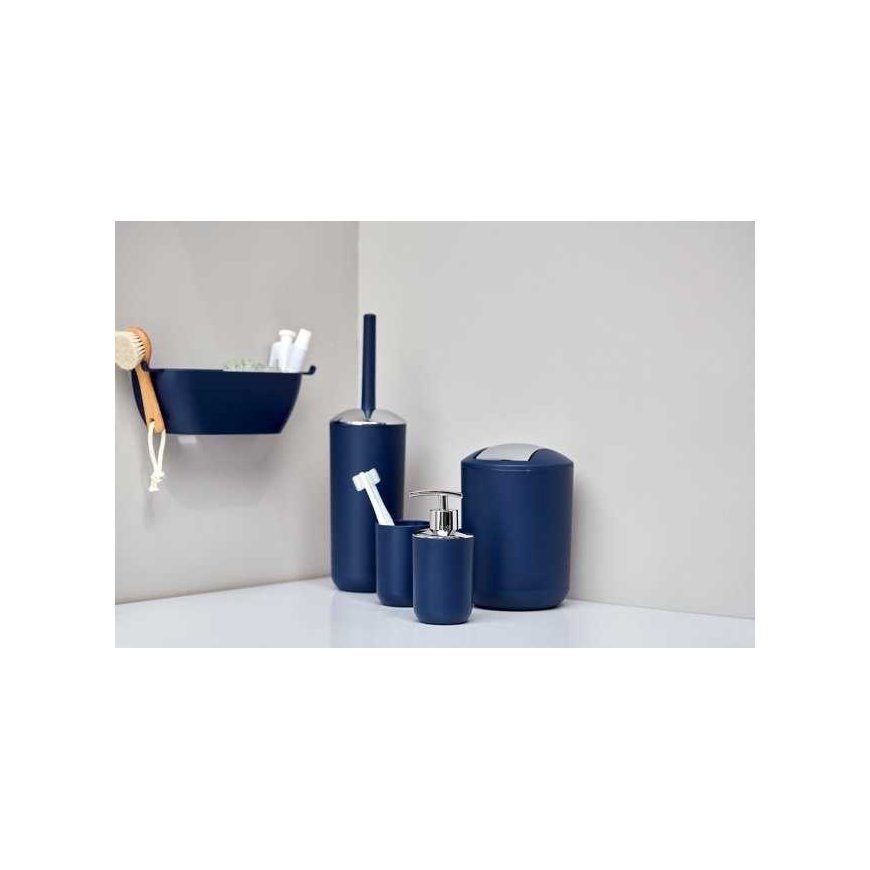 Wenko BRASIL brush holder dark blue + toilet brush B06XS8CBHW – 5