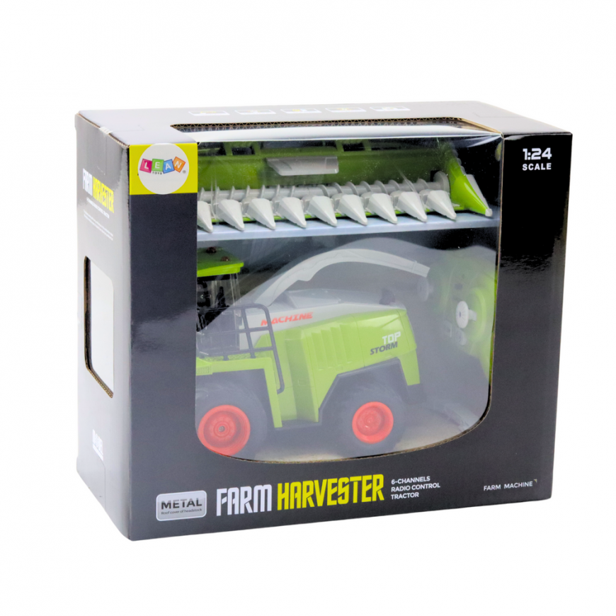 Lean Toys Combine Harvester with Corn Harvester Remote Control RC 2.4G – 5