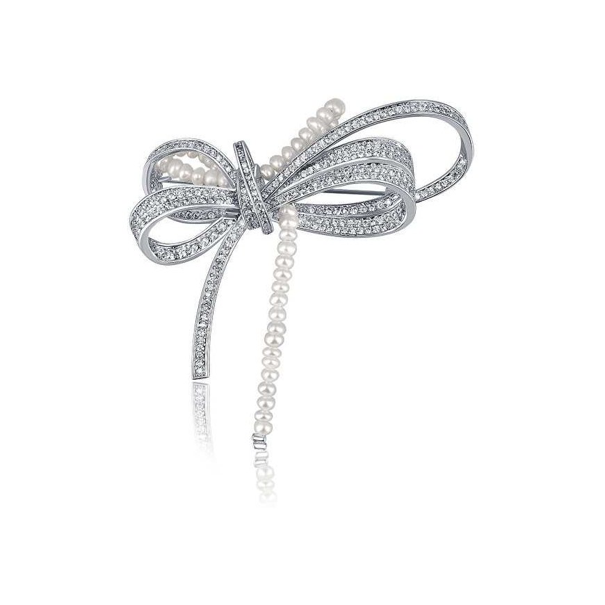 Jwl Luxury Pearls Prabangi moteriška sagė su karoliukais 2in1 lankeliai JL0666
