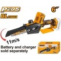 Chain saw Ingco CGSLI2068 mini cordless chainsaw without battery and charger