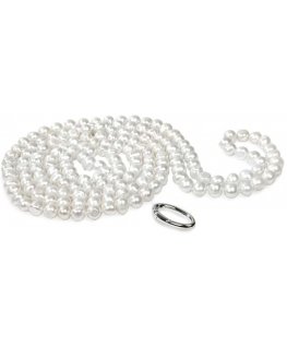 Jwl Luxury Pearls Ilgas vėrinys iš baltų perlų, originalių JL0076