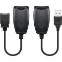 Goobay 93321 kaapelin sukupuolenvaihtaja USB A, RJ45 musta Goobay 93321 kaapelin sukupuolenvaihtaja USB A, RJ45 musta