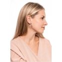 Troli Luxury steel hoop earrings