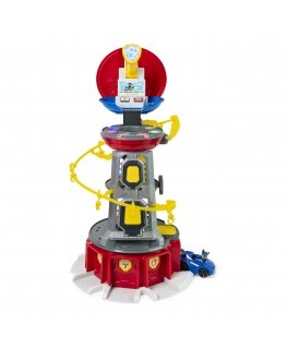 PAW Patrol , Mighty Pups Super PAWs Lookout Tower Playset with Lights and Sounds, for Ages 3 and Up