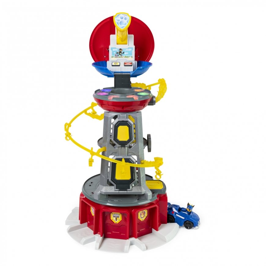 PAW Patrol , Mighty Pups Super PAWs Lookout Tower Playset with Lights and Sounds, for Ages 3 and Up