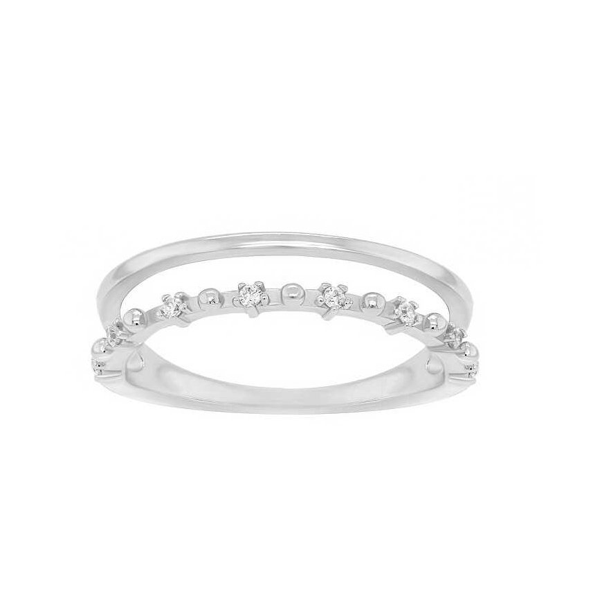 Brilio Silver Brilio Silver Charming silver ring with zircons GR043W