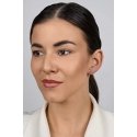 Brilio Silver Sidabriniai putojantys auskarai Gėlės EA1034WP