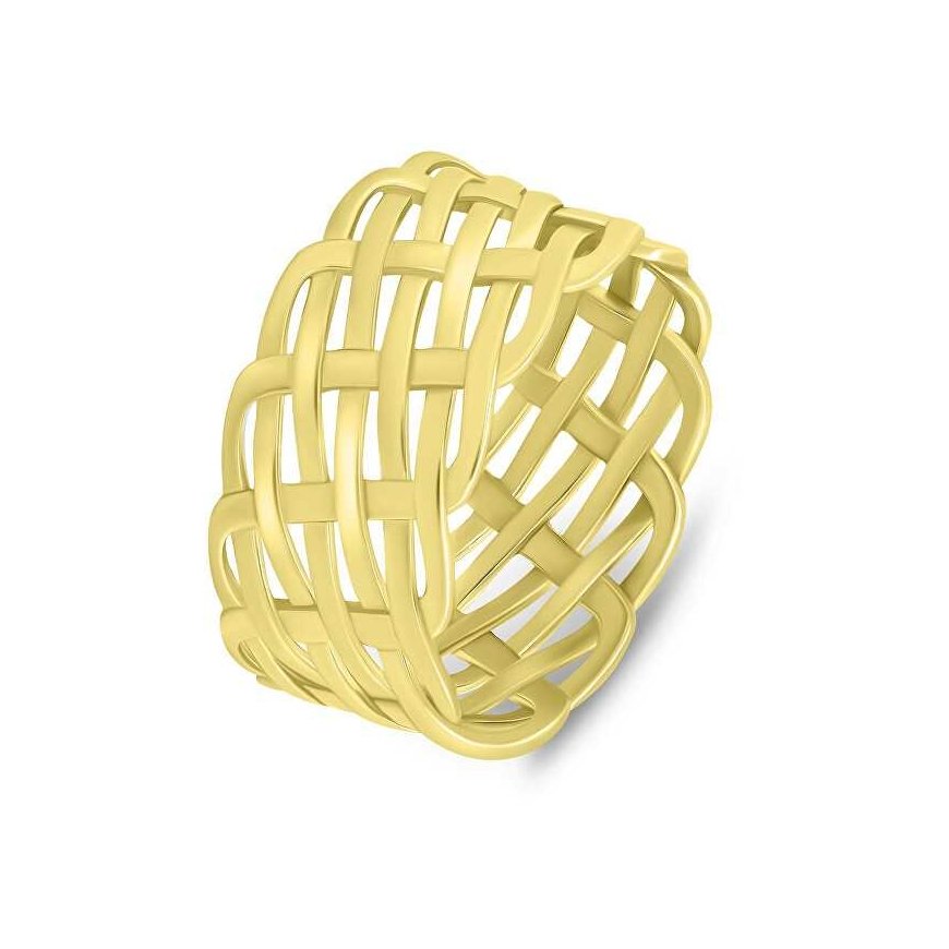 Brilio Silver Brilio Silver Solid Gold Plated Ring RI065Y
