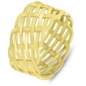 Brilio Silver Brilio Silver Solid Gold Plated Ring RI065Y Brilio Silver Brilio Silver Solid Gold Plated Ring RI065Y