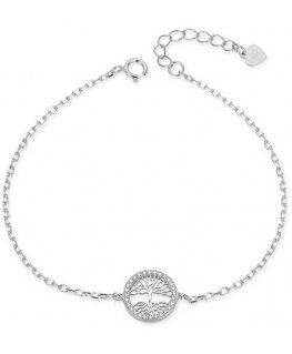 Agate Silver Bracelet Tree of Life AGB766/21