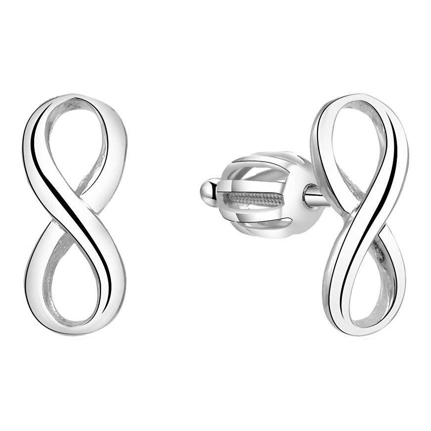 Beneto Sidabrinis earrings infinity AGUP1424S