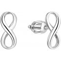Beneto Silver earrings infinity AGUP1424S Beneto Silver earrings infinity AGUP1424S