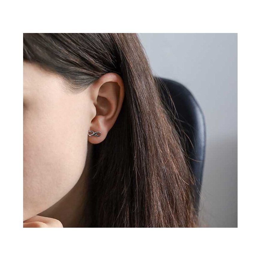Beneto Sidabrinis earrings infinity AGUP1424S – 2