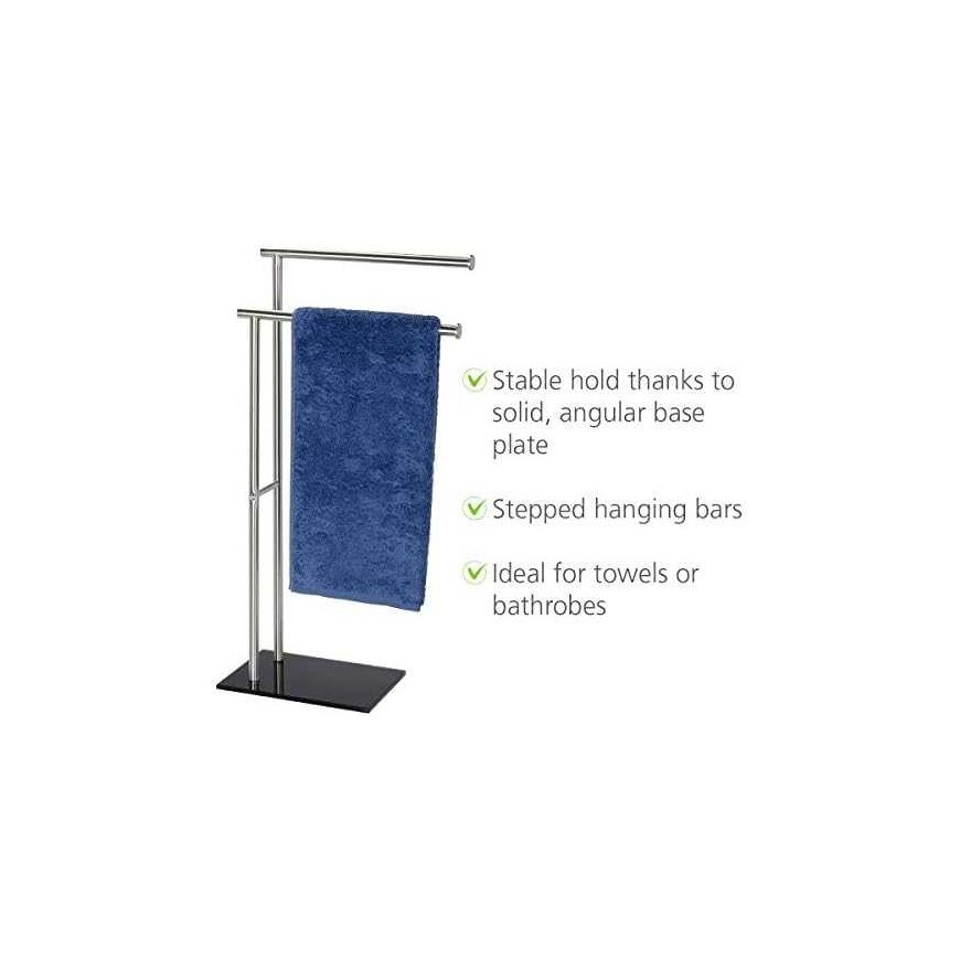 Towel rack LIMA - 2 handles, stainless steel, WENKO – 2