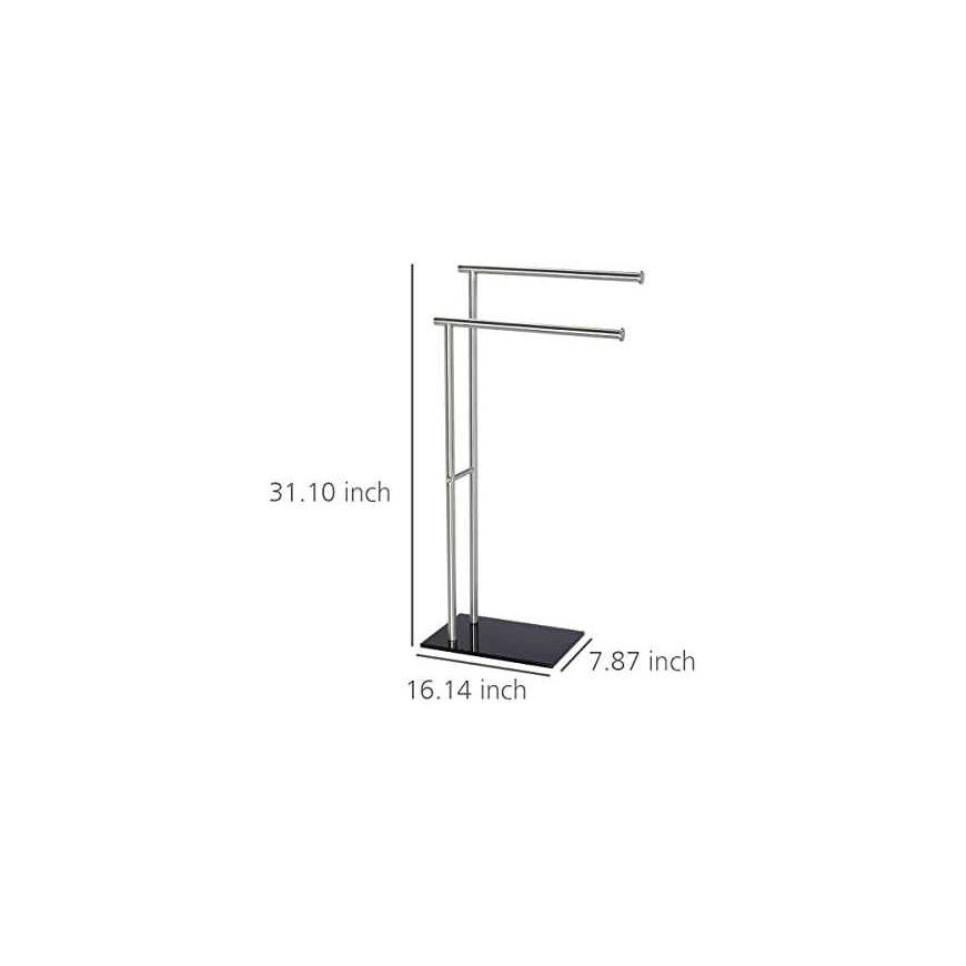 Towel rack LIMA - 2 handles, stainless steel, WENKO – 3