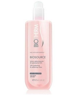 Biotherm drėkinamasis veido tonikas sausai odai Biosource(24h Hydrating & Softening Toneris) 400ml makiažo valiklis
