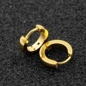 Troli Gold-plated steel hoop earrings Troli Gold-plated steel hoop earrings
