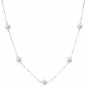Evolution Group Silver necklace with 5 real pearls Pavona 22015.1 Evolution Group Silver necklace with 5 real pearls Pavona 22015.1