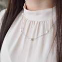Evolution Group Silver necklace with 5 real pearls Pavona 22015.1 Evolution Group Silver necklace with 5 real pearls Pavona 22015.1