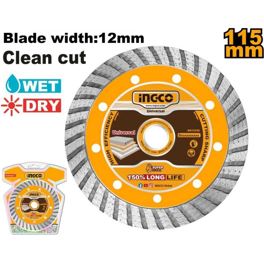 Ingco DMD032301 Cutting wheel, diamond blade 230x1 – 2
