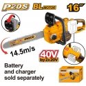 Grandininis pjūklas Ingco CGSLI40168 cordless chainsaw without battery and charger