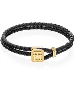 Tommy Hilfiger Monogrammi -nahkarannekoru 2790531