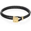Tommy Hilfiger Slušivý kožený náramek Monogram 2790531 Tommy Hilfiger Slušivý kožený náramek Monogram 2790531