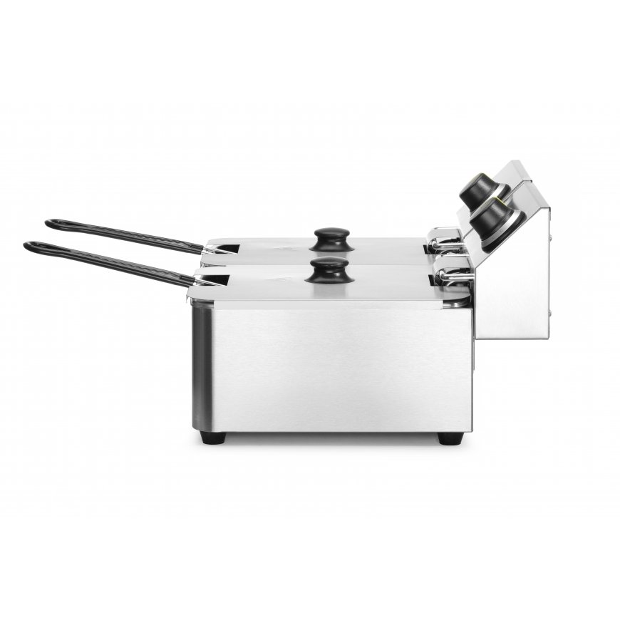Hendi 205853 rasvakeitin Kaksois 12 L Erillinen 6600 W Hopea – 4