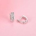 Moiss Elegant silver earrings with clear zircons E0000409 Moiss Elegant silver earrings with clear zircons E0000409