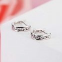 Moiss Elegant silver earrings with clear zircons E0000409 Moiss Elegant silver earrings with clear zircons E0000409