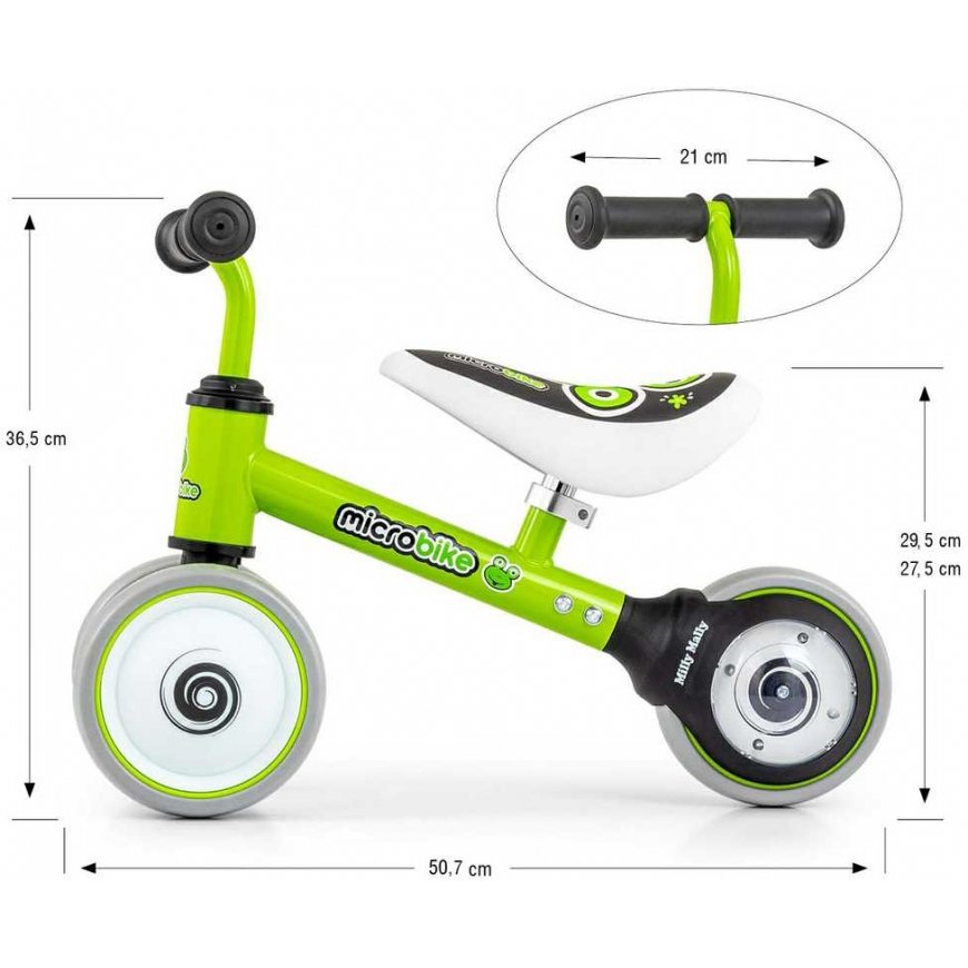 Baby bike Milly Mally Micro Plus Frog Frog – 3