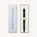 Rosefield Heirloom kello moderni samppanjakellotaulu kulta musta nahka HCBLG-H07 Rosefield Heirloom kello moderni samppanjakellotaulu kulta musta nahka HCBLG-H07