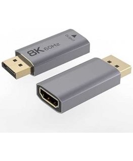 PremiumCord DisplayPort to HDMI adapter, 8K@60Hz, 4K@144Hz male/female, gold-plated connectors