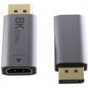 PremiumCord DisplayPort į HDMI adapteris, 8K@60Hz, 4K@144Hz vyriškas/moteris, auksiniu dengtos jungtys