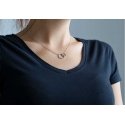 Beneto Fine Silver Necklace with Rings AGS1157/47 Beneto Fine Silver Necklace with Rings AGS1157/47