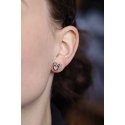 Beneto Sidabrinis heart earrings AGUP1527S Beneto Sidabrinis heart earrings AGUP1527S