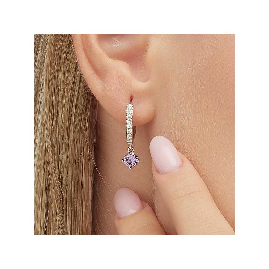 Brosway Fancy Magic Violetinė FMP87 Circle Single Earring – 2
