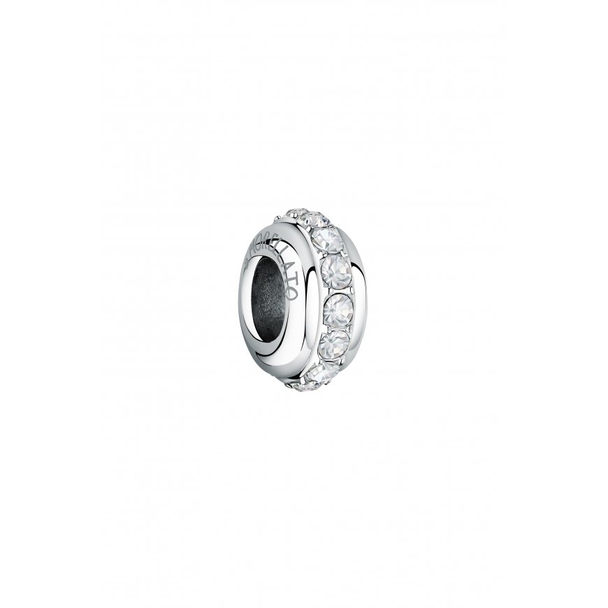 Morellato Modern steel bead with crystals