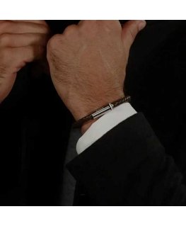 Hugo Boss Stylish leather bracelet Ares Single 1580624