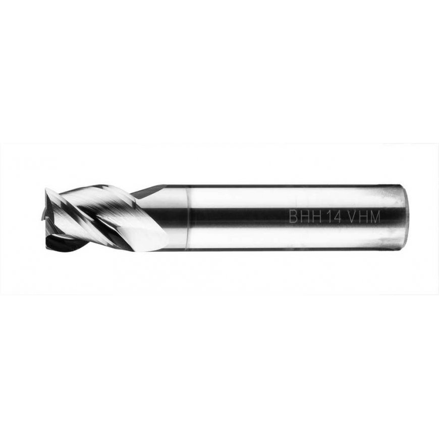 Baildon carbide end mill DIN 6527 K FWP3A 14 mm, VHM TiAlN, Z3, 75-14 mm