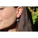 Agata Girls' silver earrings Paws AGT-ED012KBL Agata Girls' silver earrings Paws AGT-ED012KBL