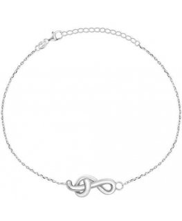 Brilio Silver Brilio Silver Stylish silver bracelet Treble clef BRC38W