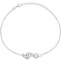 Brilio Silver Brilio Silver Stylish silver bracelet Treble clef BRC38W Brilio Silver Brilio Silver Stylish silver bracelet Treble clef BRC38W
