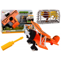 Lean Toys Airplane Light Airplane Animal Transport Cage Lion Screwdriver Lean Toys Airplane Light Airplane Animal Transport Cage Lion Screwdriver
