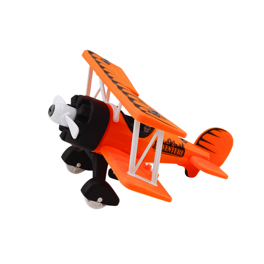 Lean Toys Airplane Light Airplane Animal Transport Cage Lion Screwdriver – 2