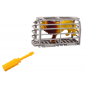 Lean Toys Airplane Light Airplane Animal Transport Cage Lion Screwdriver Lean Toys Airplane Light Airplane Animal Transport Cage Lion Screwdriver
