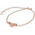 Troli Delicate bronze bracelet with heart Troli Delicate bronze bracelet with heart