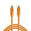 Tether Tools TetherPro USB-C Optima 10G right orange 4.6m Tether Tools TetherPro USB-C Optima 10G right orange 4.6m