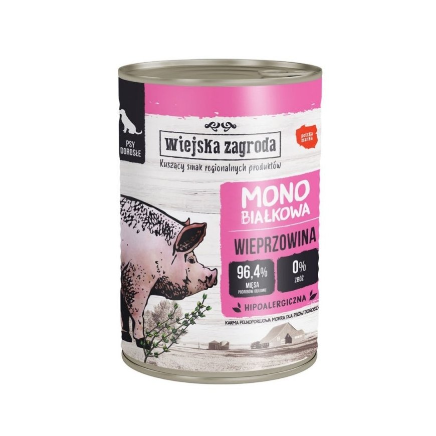 Wiejska Zagroda WIEJSKA ZAGRODA Monoproteīna Cūkgaļa